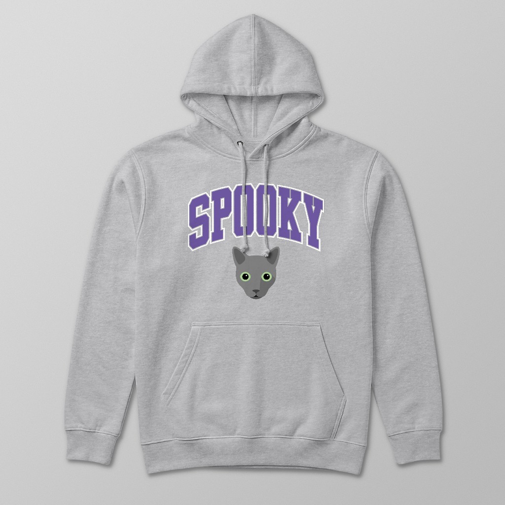 Spooky Collegiate: Personalized {breedFullName} Hoodie
