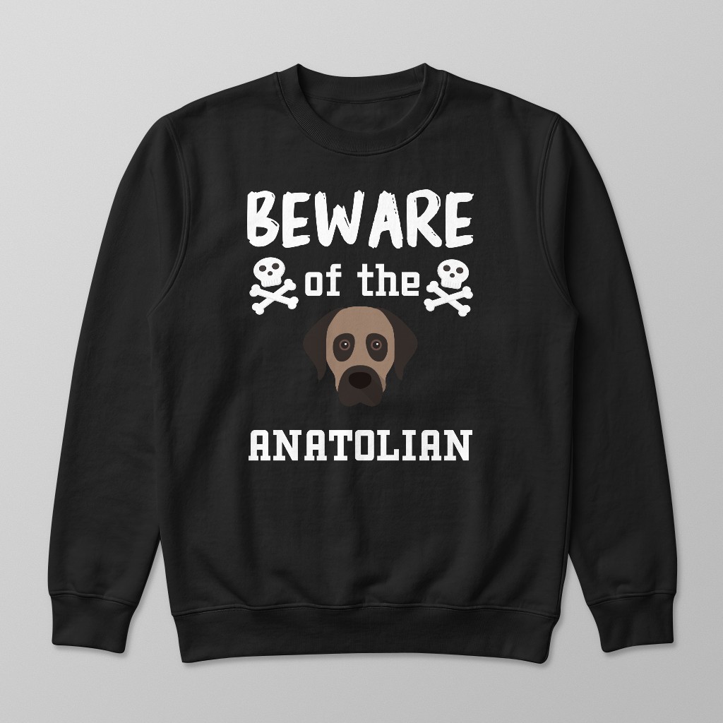 Beware of the Dog: Personalized {breedFullName} Sweatshirt