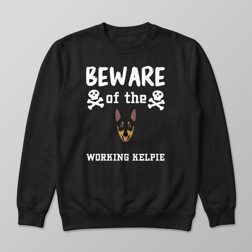Beware of the Dog: Personalized {breedFullName} Sweatshirt