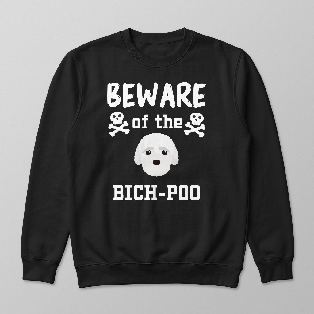 Beware of the Dog: Personalised {breedFullName} Sweatshirt