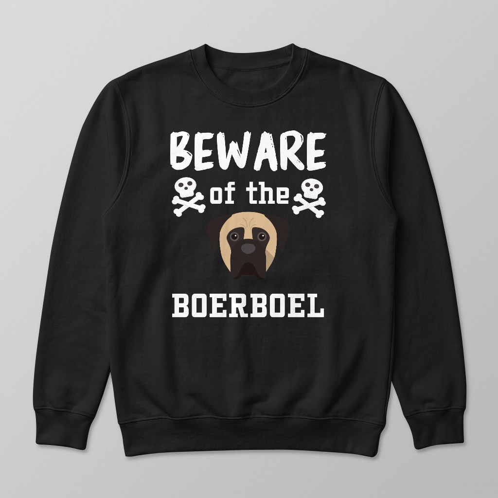 Beware of the Dog: Personalized {breedFullName} Sweatshirt