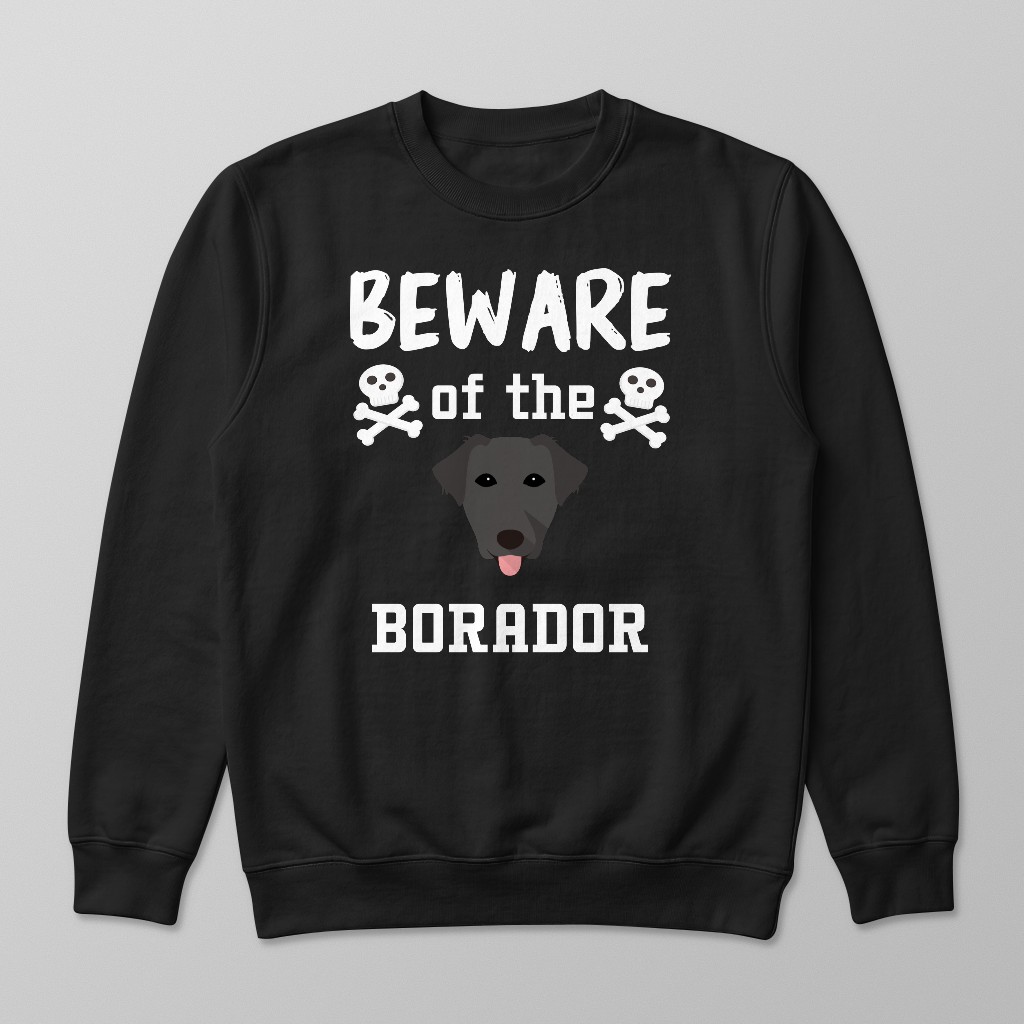 Beware of the Dog: Personalized {breedFullName} Sweatshirt