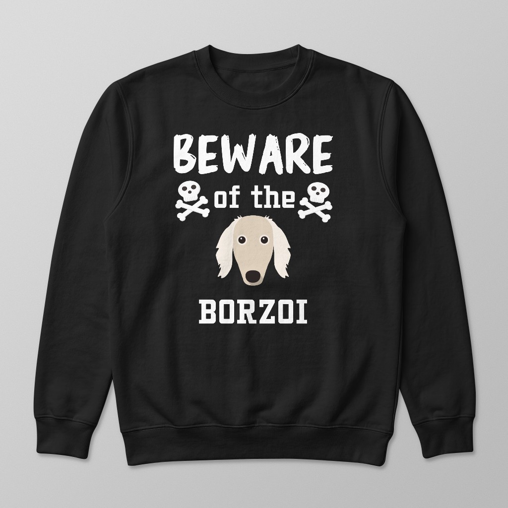 Beware of the Dog: Personalised {breedFullName} Sweatshirt