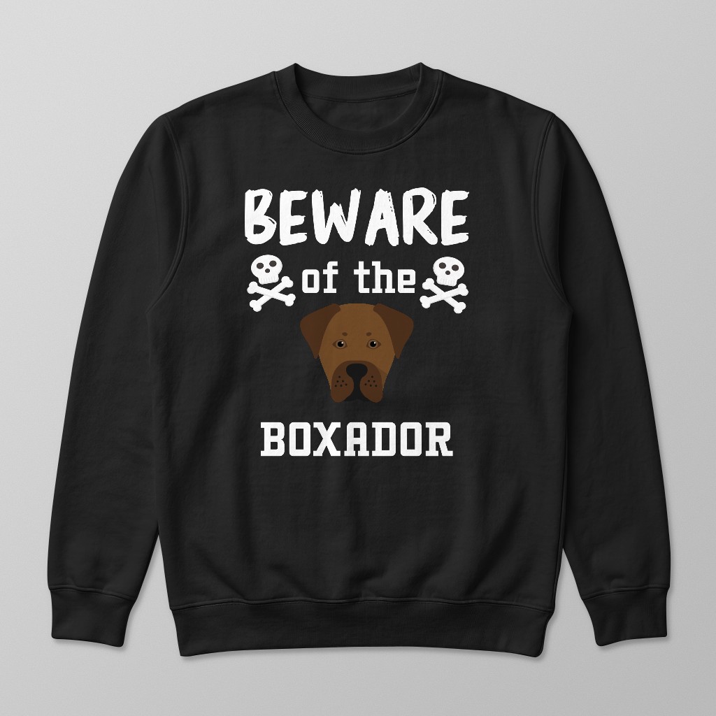 Beware of the Dog: Personalized {breedFullName} Sweatshirt
