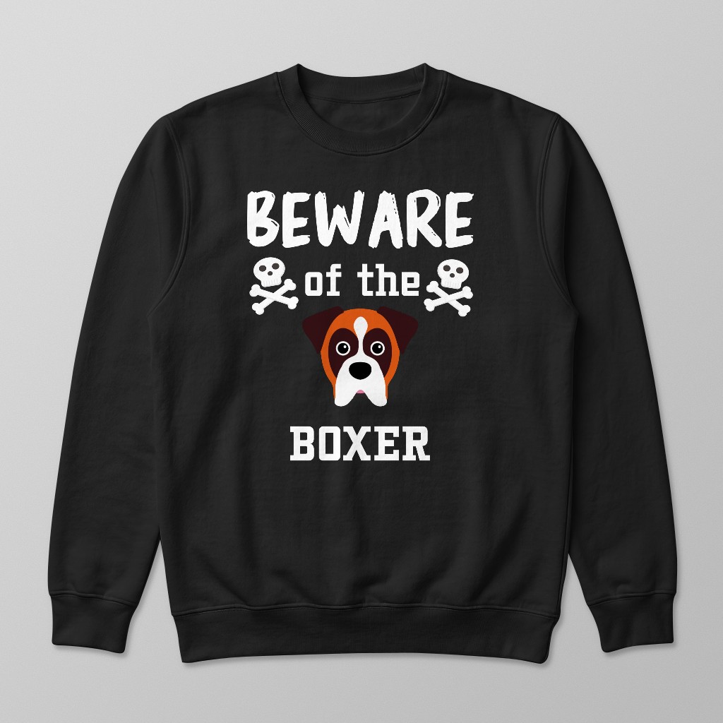 Beware of the Dog: Personalized {breedFullName} Sweatshirt