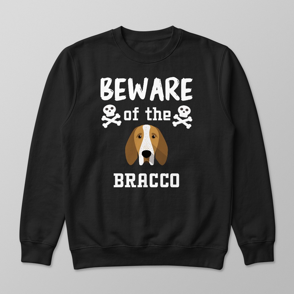 Beware of the Dog: Personalised {breedFullName} Sweatshirt