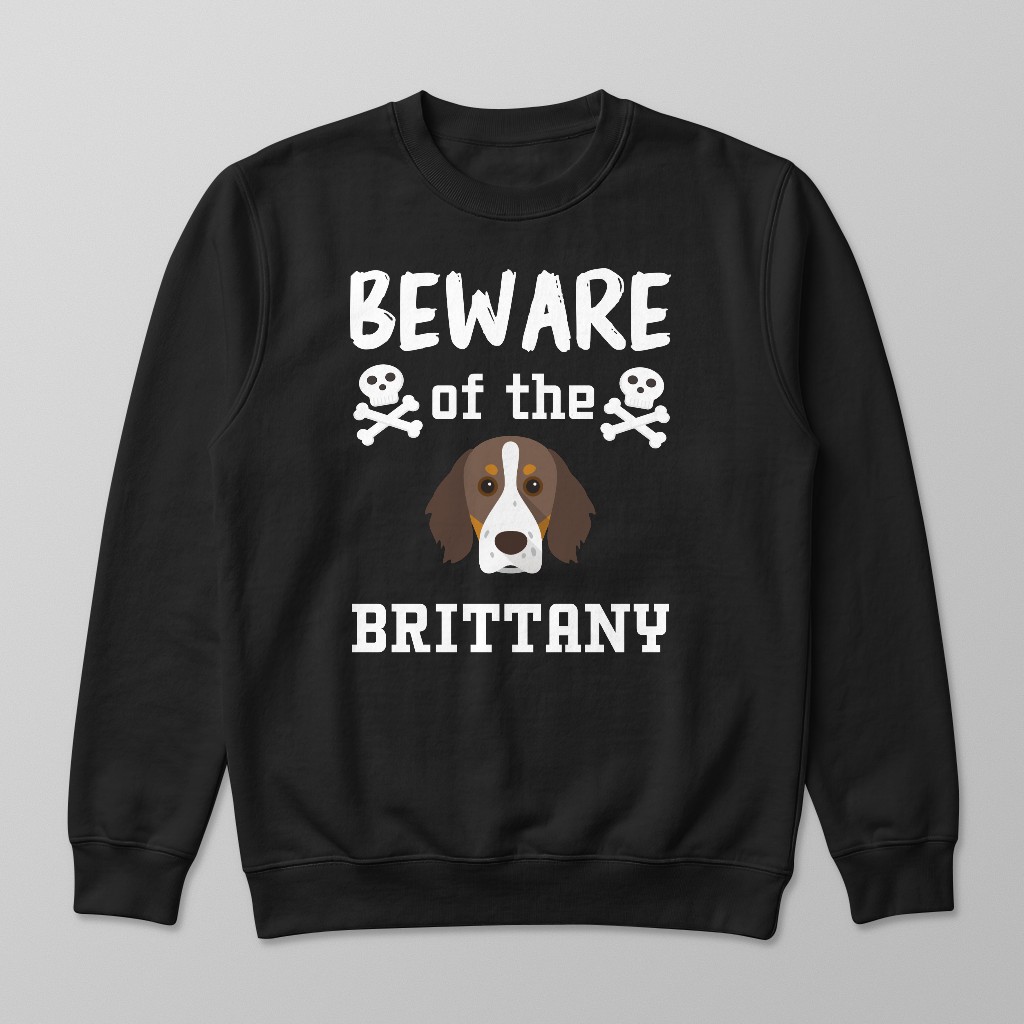 Beware of the Dog: Personalized {breedFullName} Sweatshirt