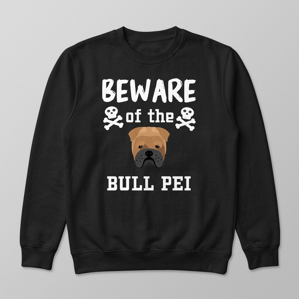 Beware of the Dog: Personalized {breedFullName} Sweatshirt