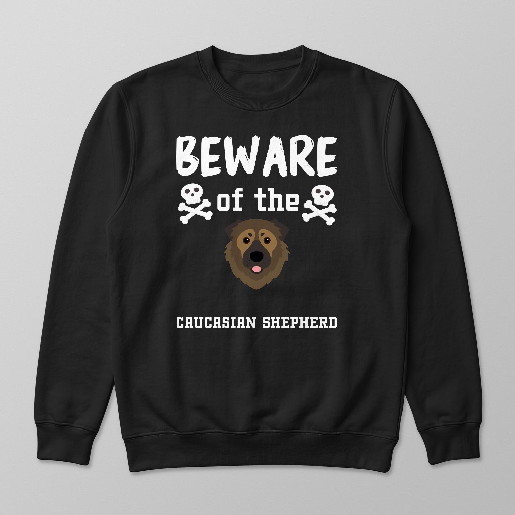 Beware of the Dog: Personalized {breedFullName} Sweatshirt