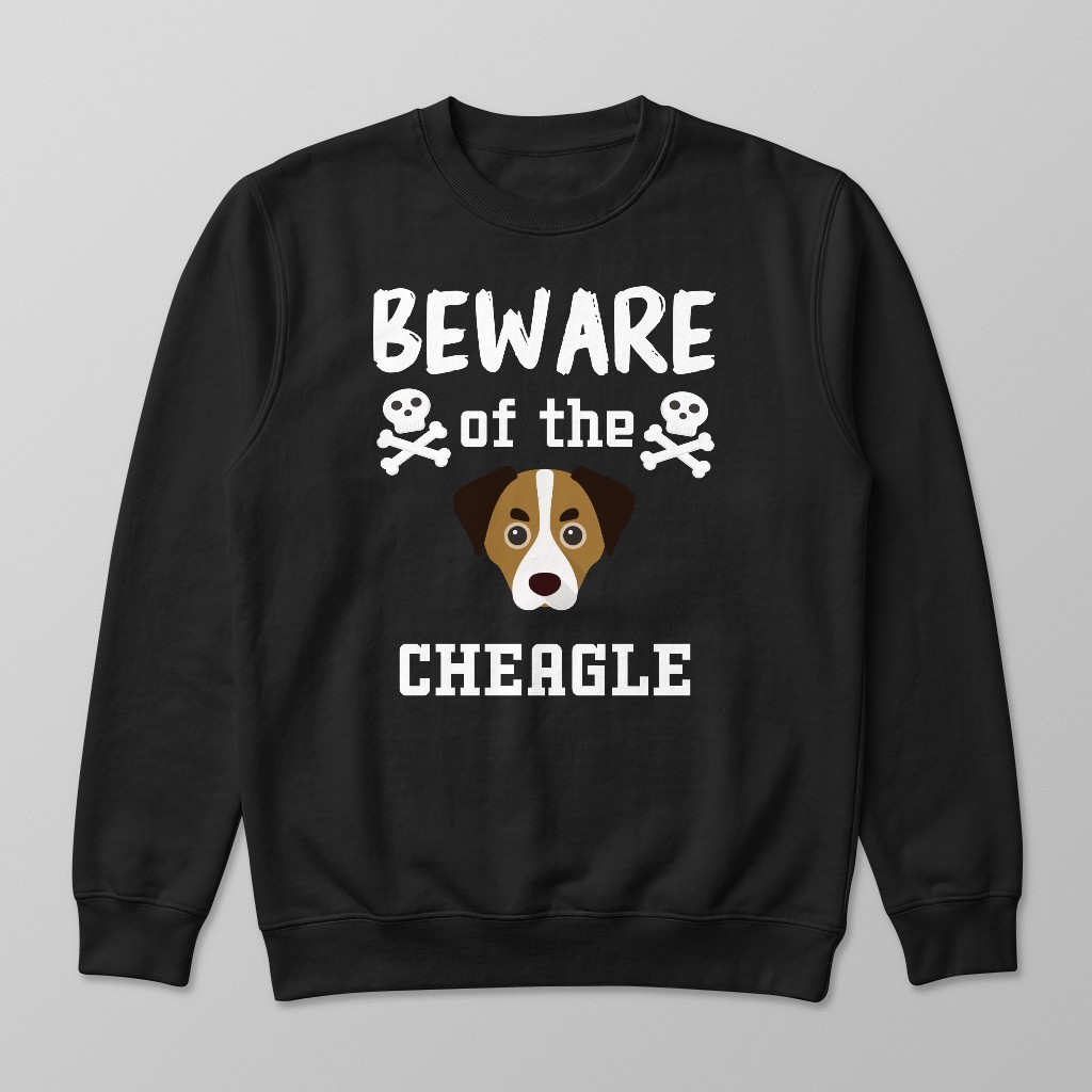 Beware of the Dog: Personalised {breedFullName} Sweatshirt