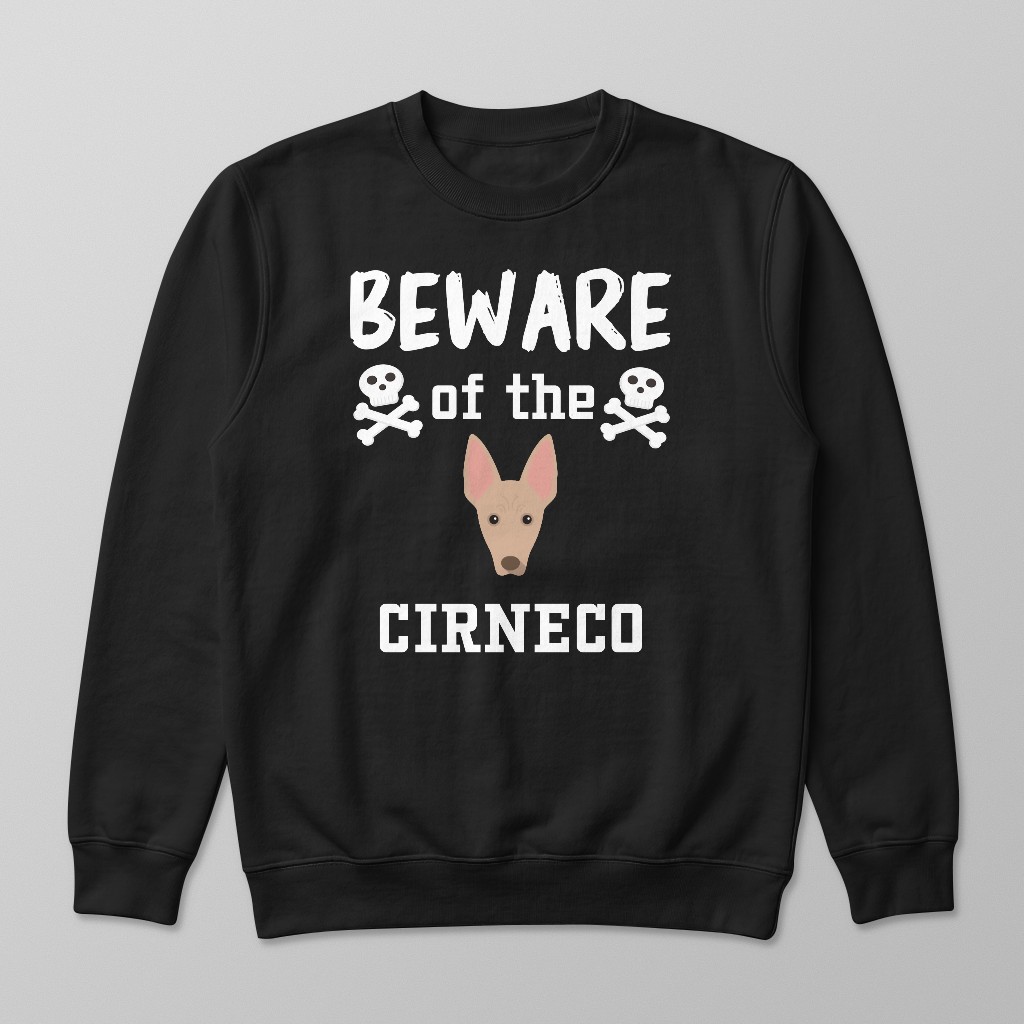 Beware of the Dog: Personalized {breedFullName} Sweatshirt