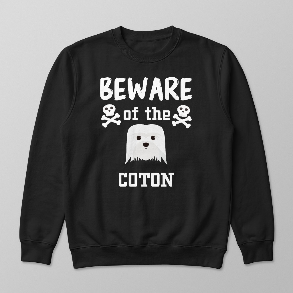 Beware of the Dog: Personalized {breedFullName} Sweatshirt