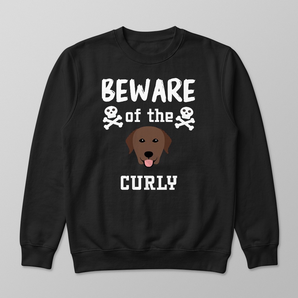 Beware of the Dog: Personalized {breedFullName} Sweatshirt