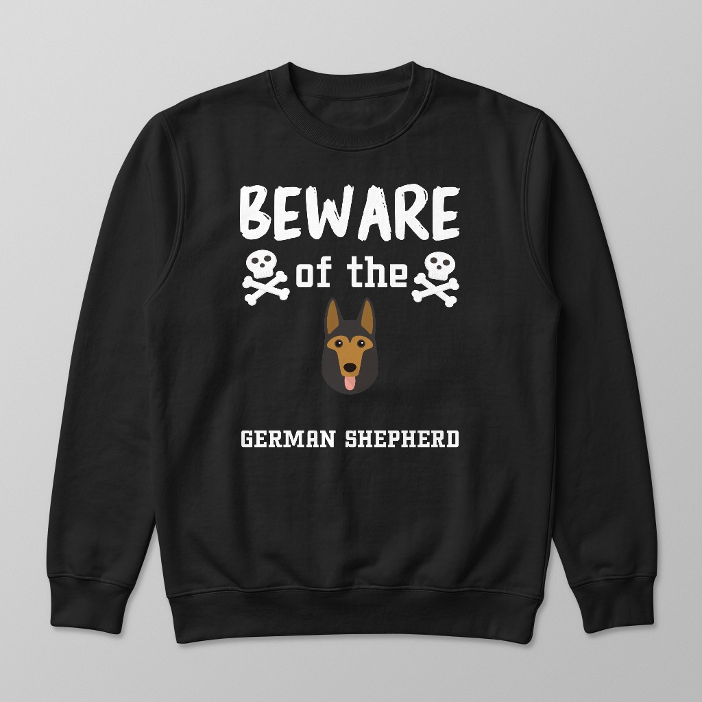 Beware of the Dog: Personalized {breedFullName} Sweatshirt
