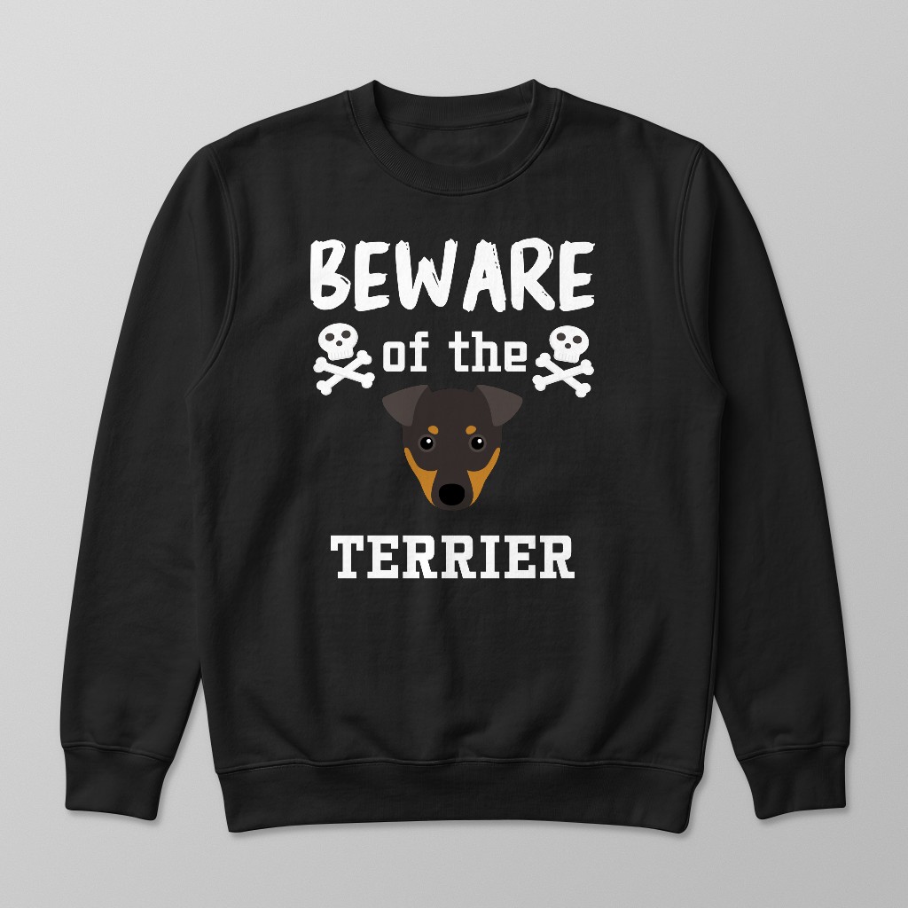 Beware of the Dog: Personalised {breedFullName} Sweatshirt