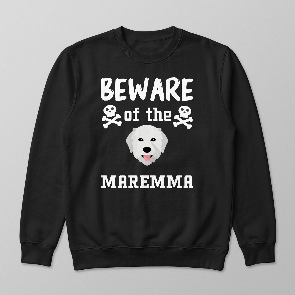 Beware of the Dog: Personalized {breedFullName} Sweatshirt