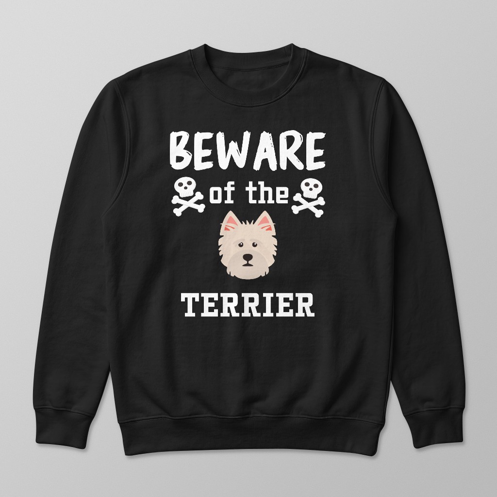 Beware of the Dog: Personalized {breedFullName} Sweatshirt