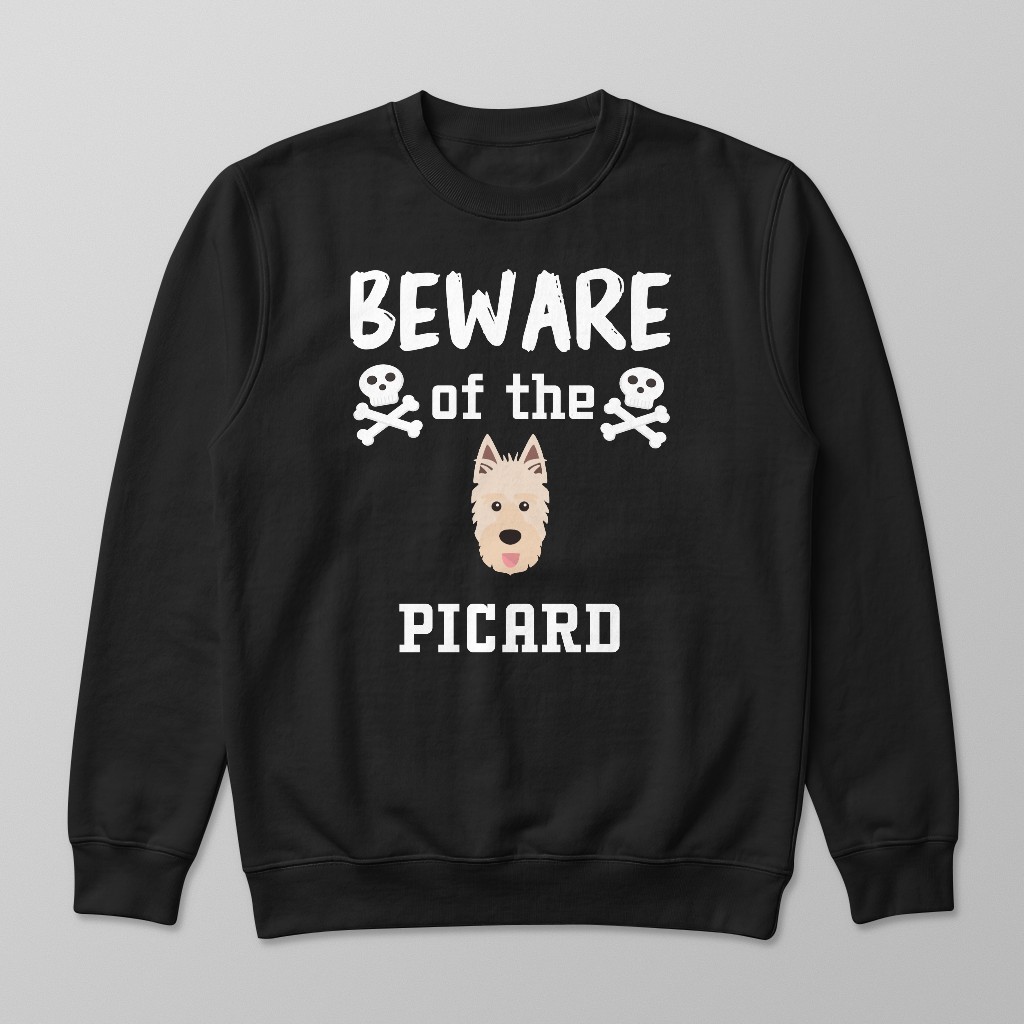 Beware of the Dog: Personalized {breedFullName} Sweatshirt