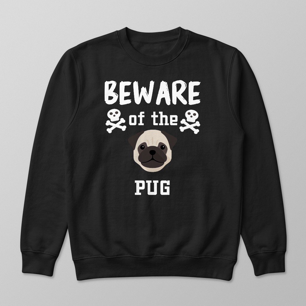 Beware of the Dog: Personalized {breedFullName} Sweatshirt