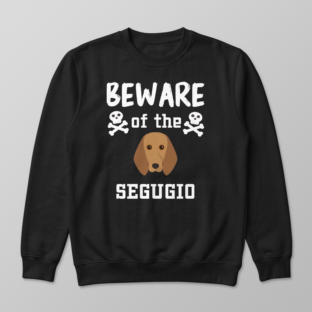 Beware of the Dog: Personalized {breedFullName} Sweatshirt