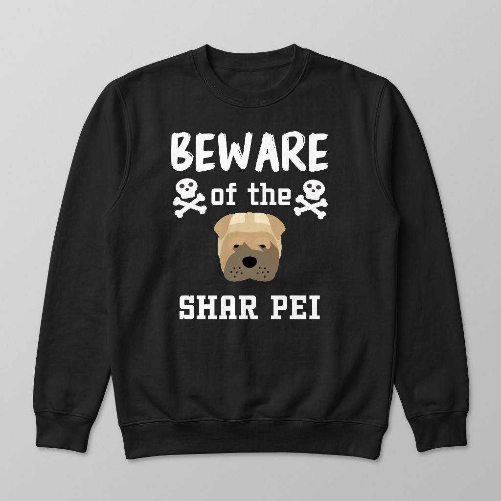 Beware of the Dog: Personalised {breedFullName} Sweatshirt