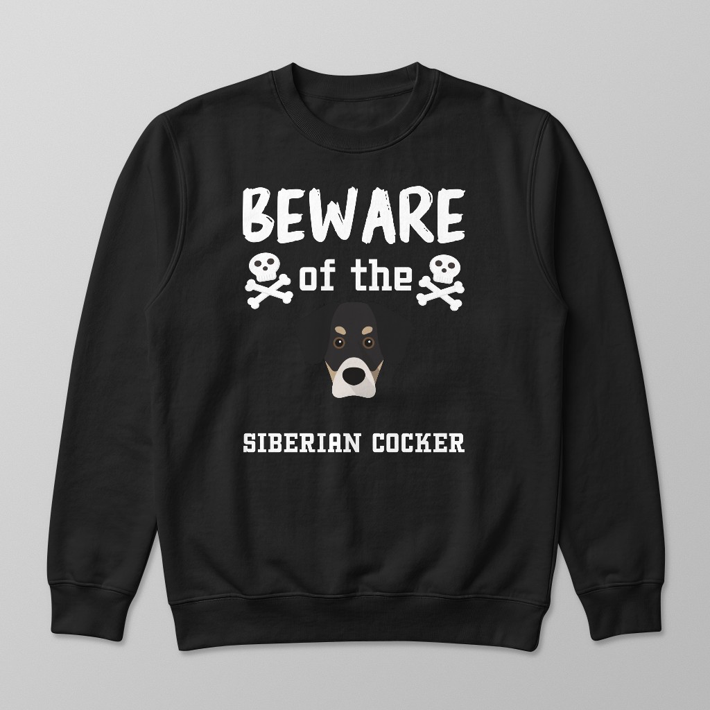 Beware of the Dog: Personalized {breedFullName} Sweatshirt