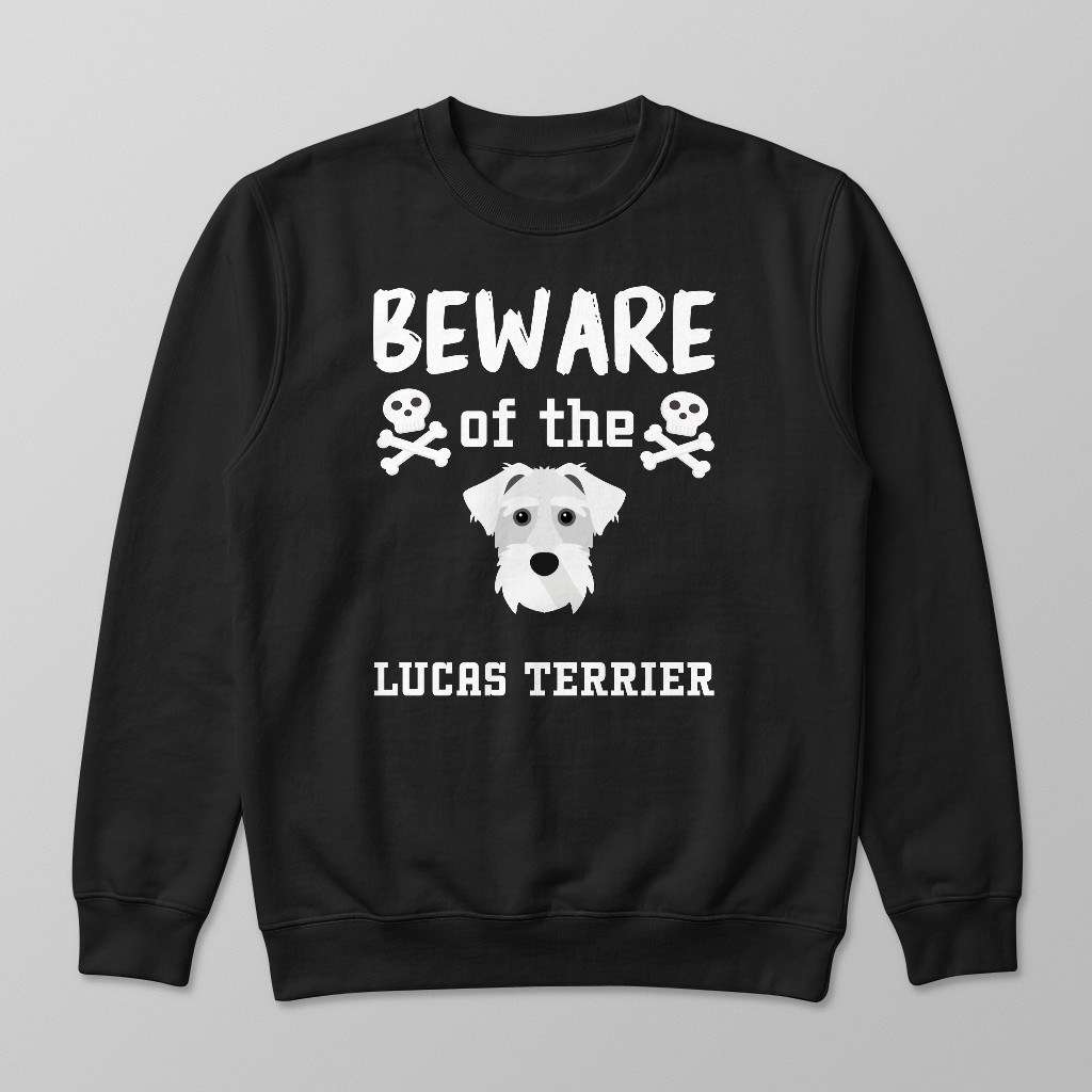 Beware of the Dog: Personalized {breedFullName} Sweatshirt