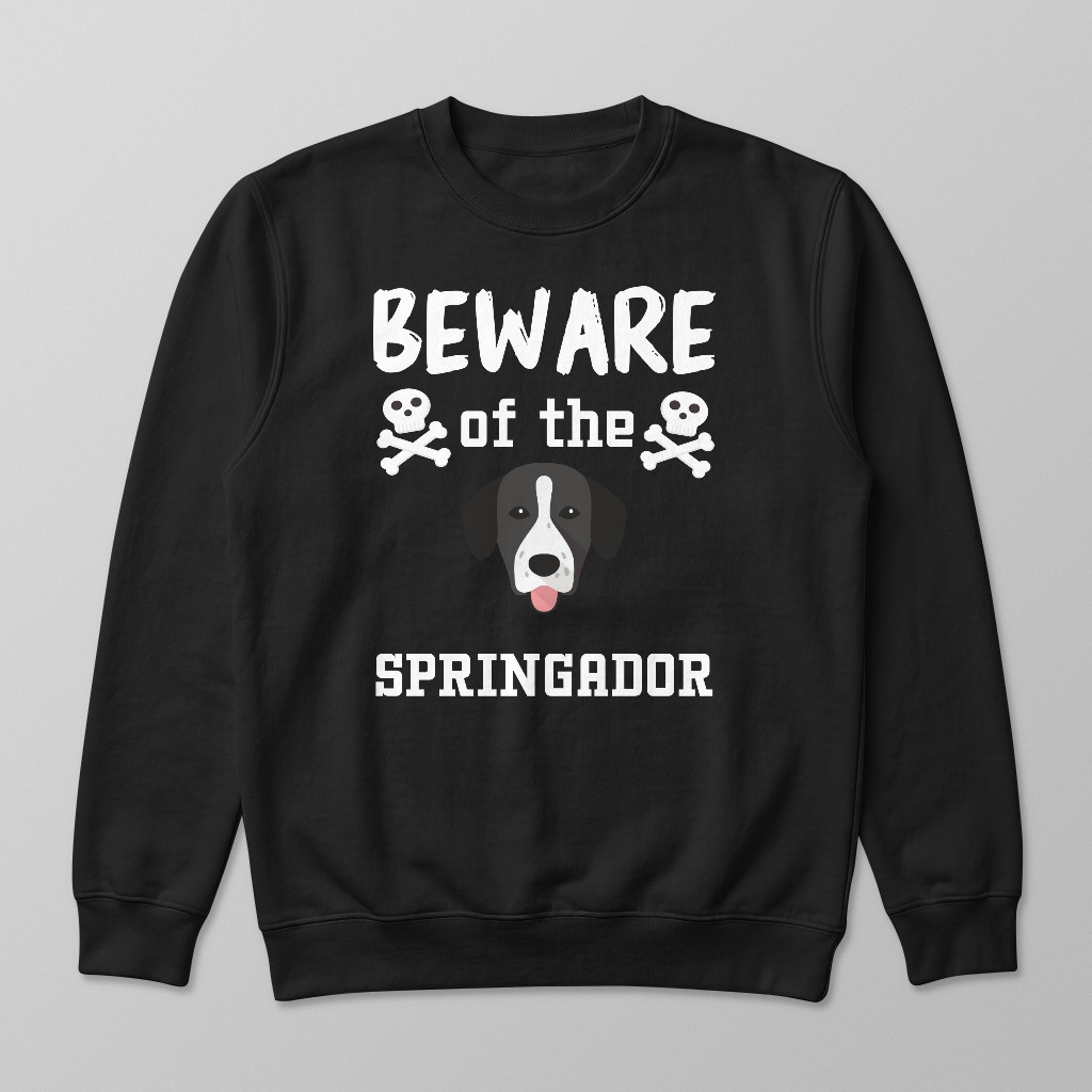 Beware of the Dog: Personalized {breedFullName} Sweatshirt