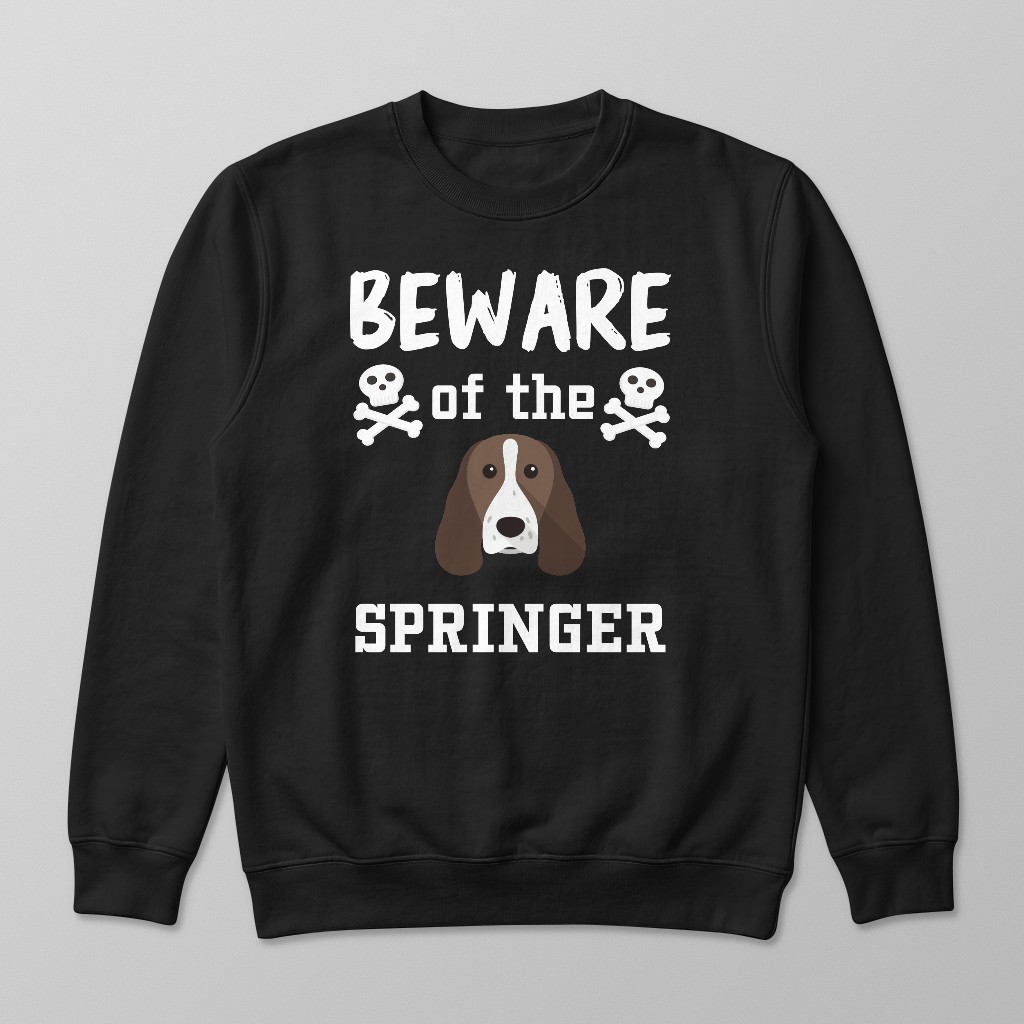Beware of the Dog: Personalized {breedFullName} Sweatshirt