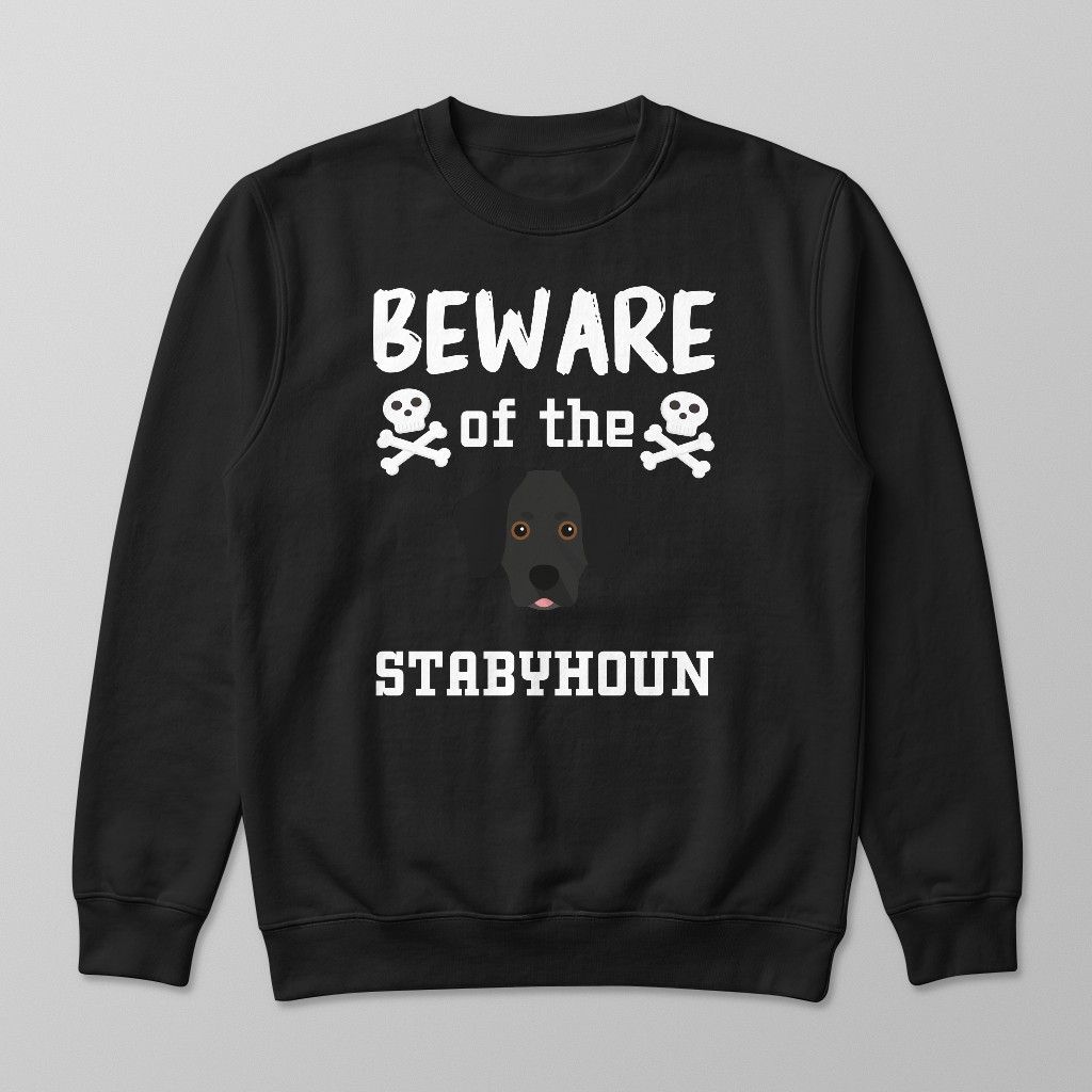 Beware of the Dog: Personalized {breedFullName} Sweatshirt