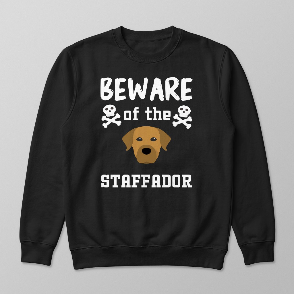 Beware of the Dog: Personalised {breedFullName} Sweatshirt