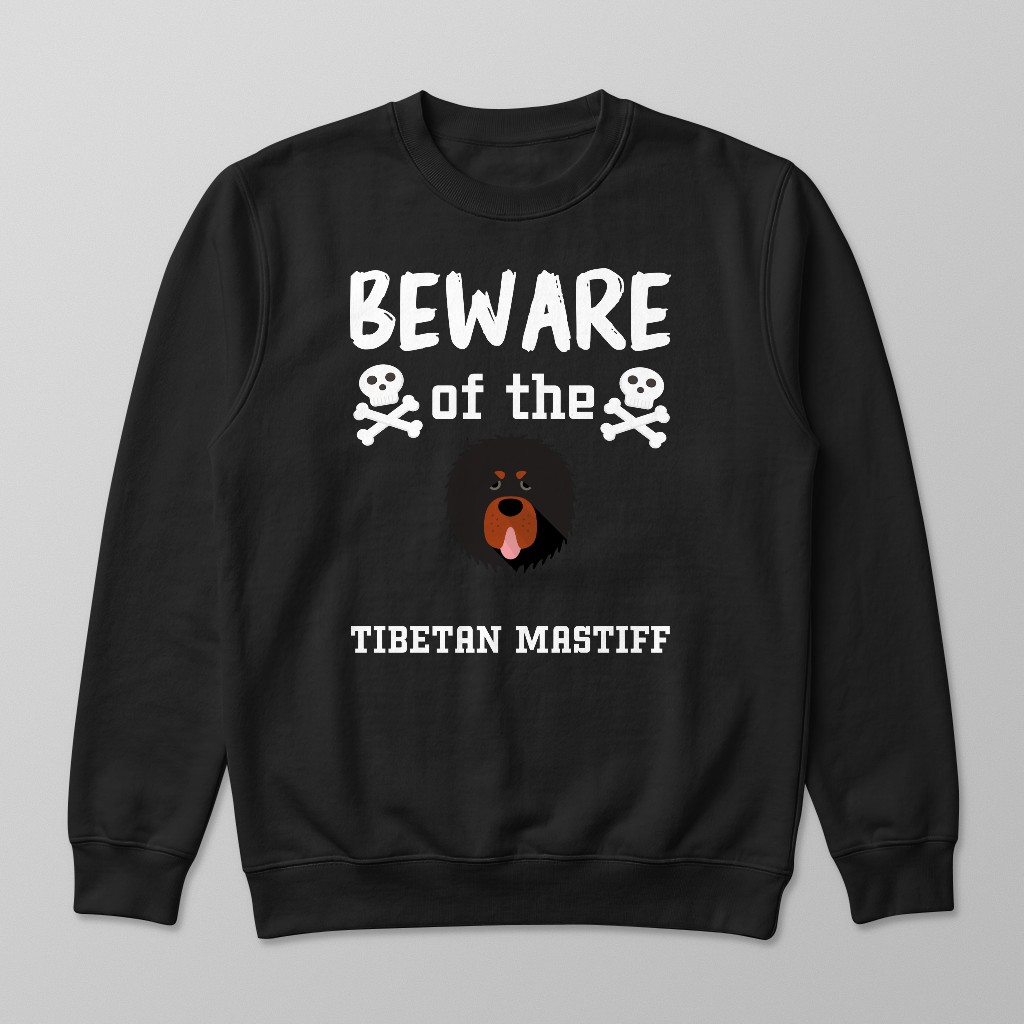 Beware of the Dog: Personalized {breedFullName} Sweatshirt