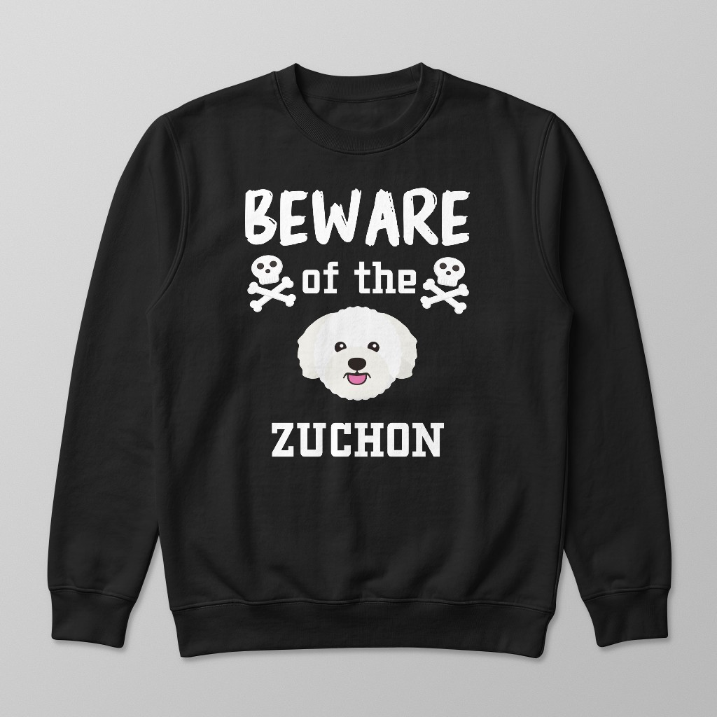 Beware of the Dog: Personalized {breedFullName} Sweatshirt