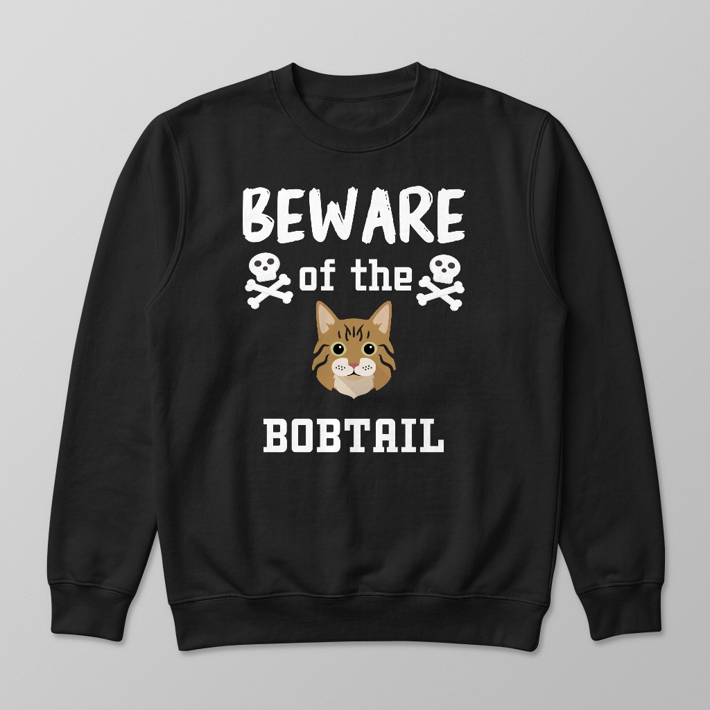 Beware of the Cat: Personalized {breedFullName} Sweatshirt