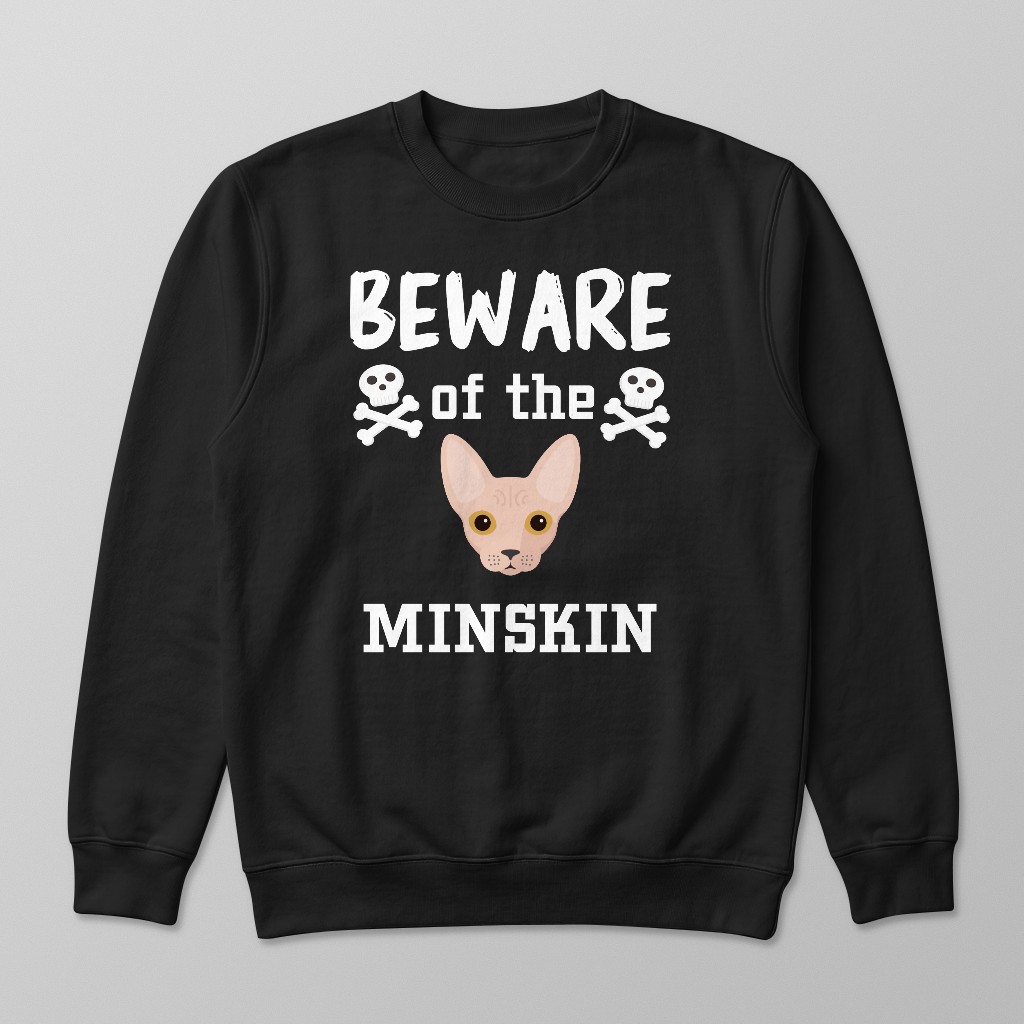 Beware of the Cat: Personalized {breedFullName} Sweatshirt