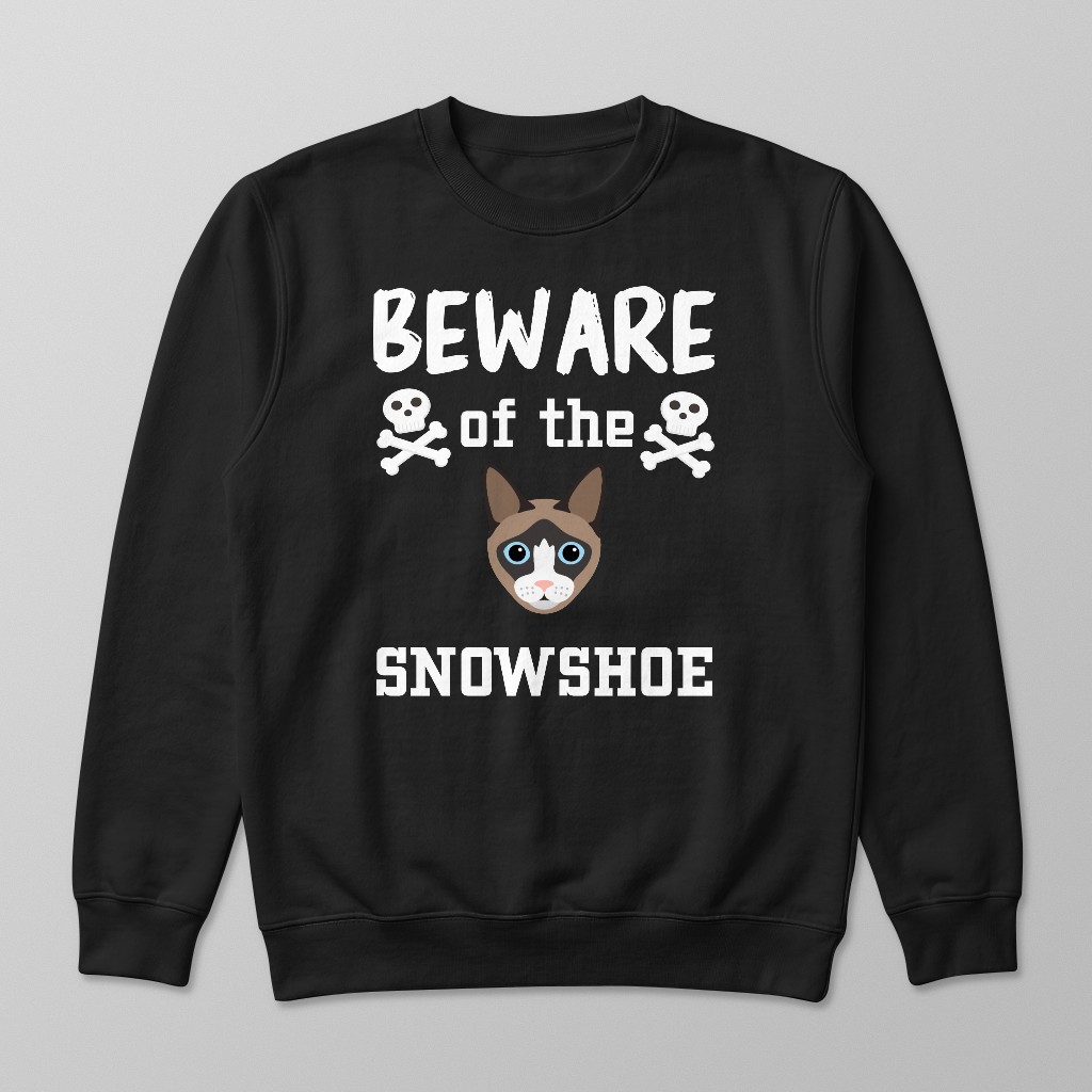 Beware of the Cat: Personalized {breedFullName} Sweatshirt