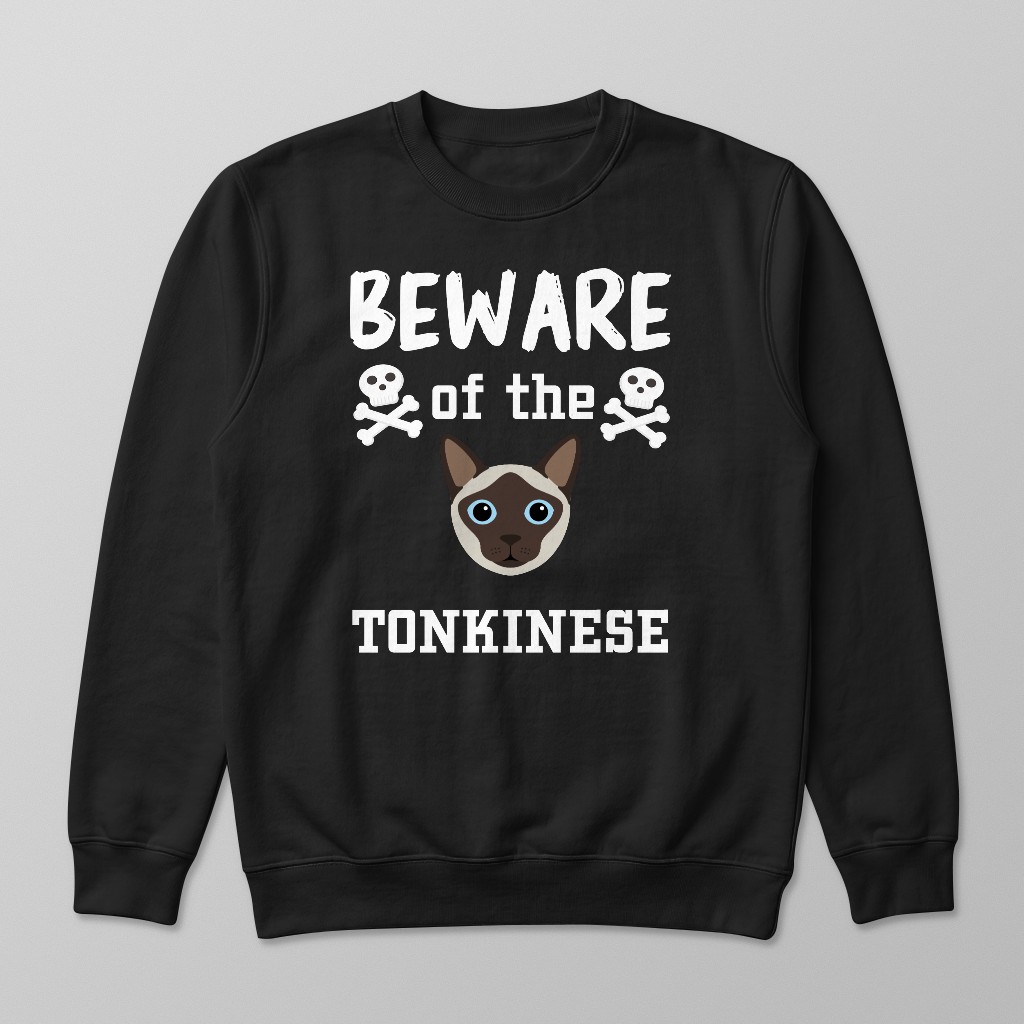 Beware of the Cat: Personalized {breedFullName} Sweatshirt