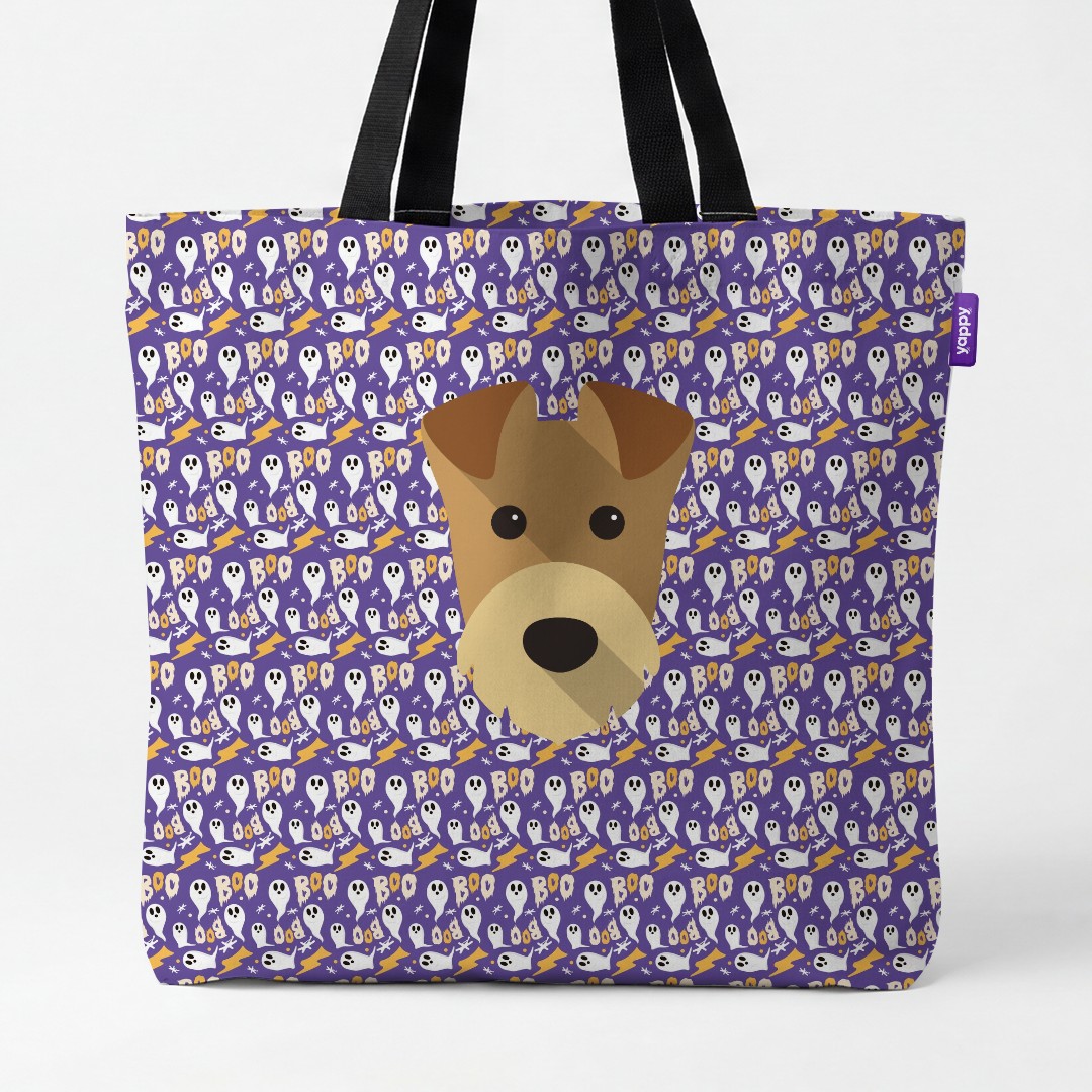 'Boo Ghosts' - Personalised {breedCommonName} Canvas Bag