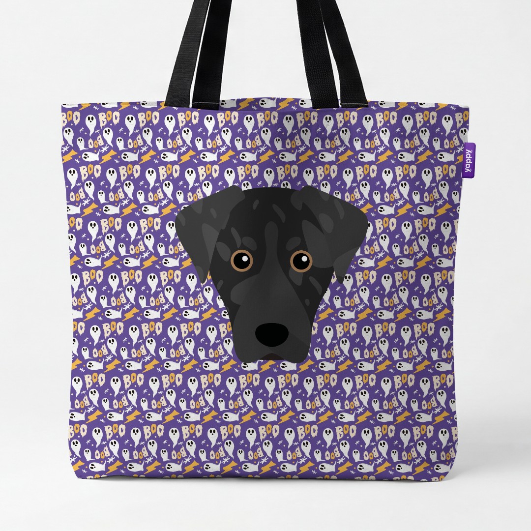 'Boo Ghosts' - Personalized {breedCommonName} Canvas Bag