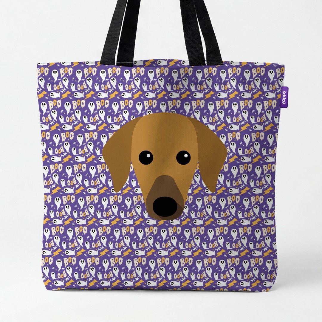 'Boo Ghosts' - Personalized {breedCommonName} Canvas Bag