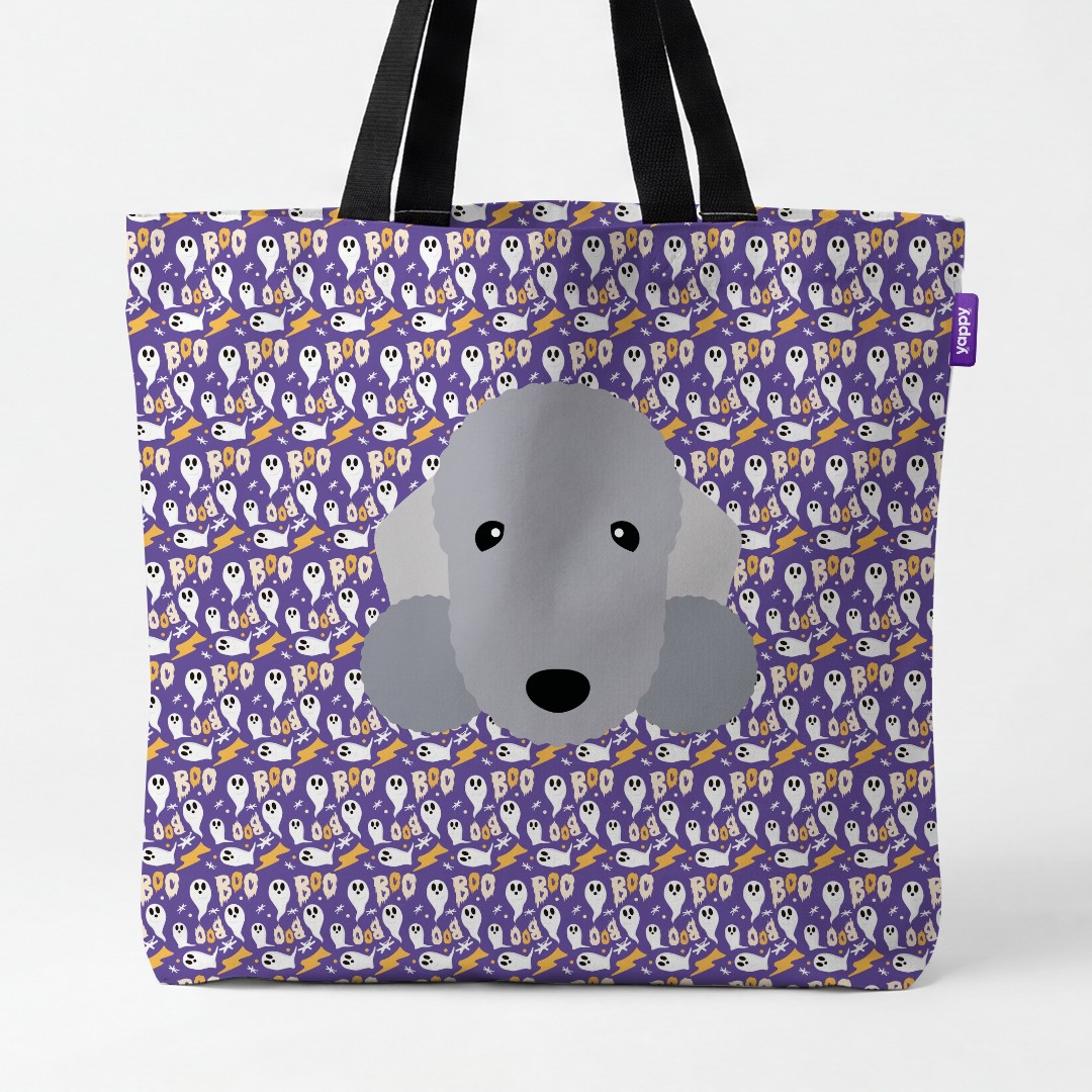 'Boo Ghosts' - Personalized {breedCommonName} Canvas Bag