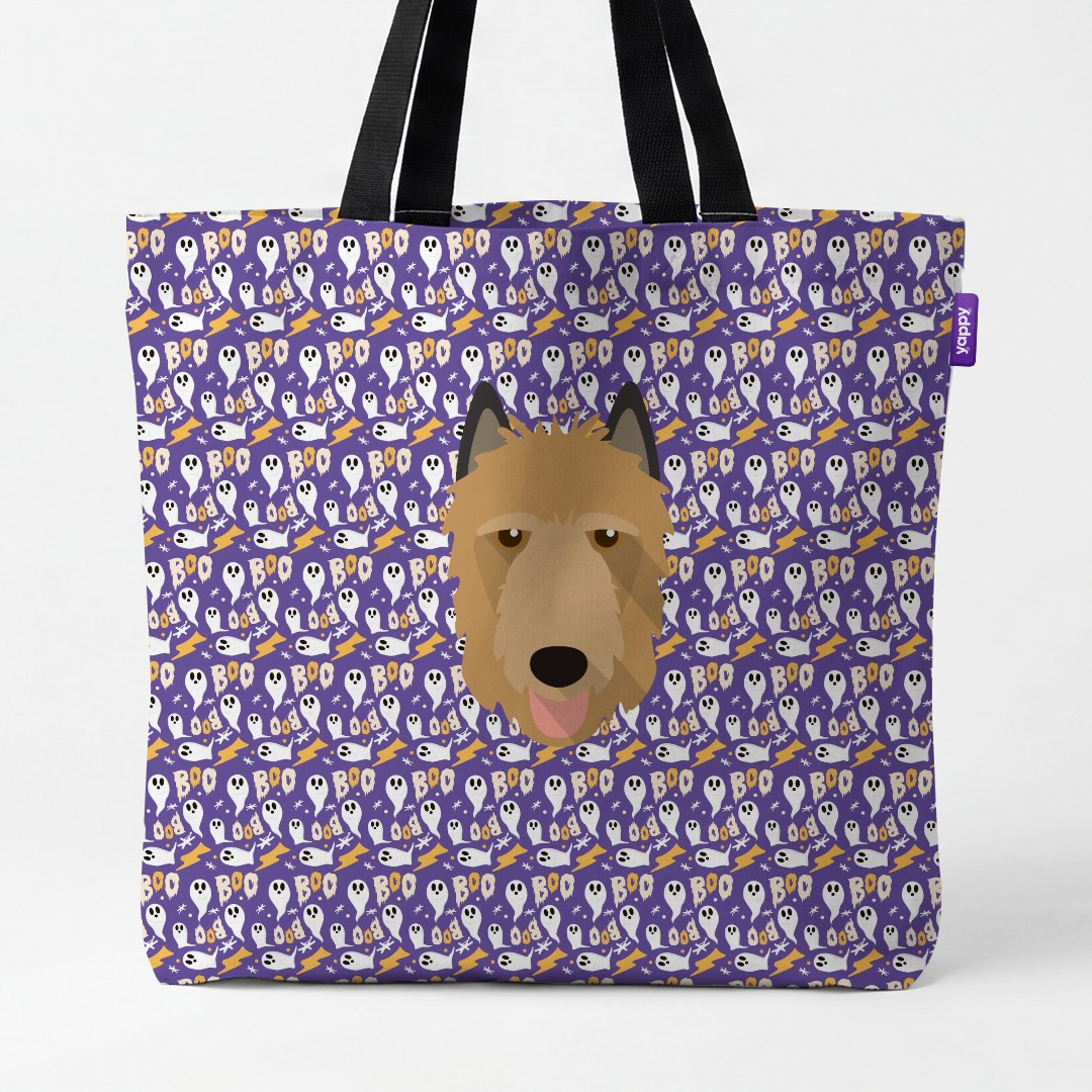 'Boo Ghosts' - Personalized {breedCommonName} Canvas Bag