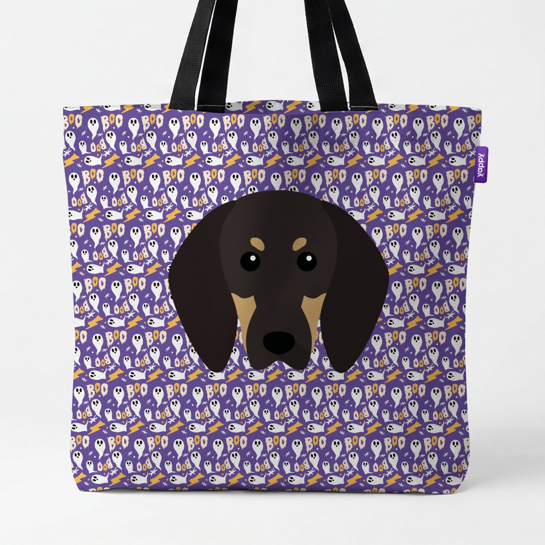'Boo Ghosts' - Personalized {breedCommonName} Canvas Bag