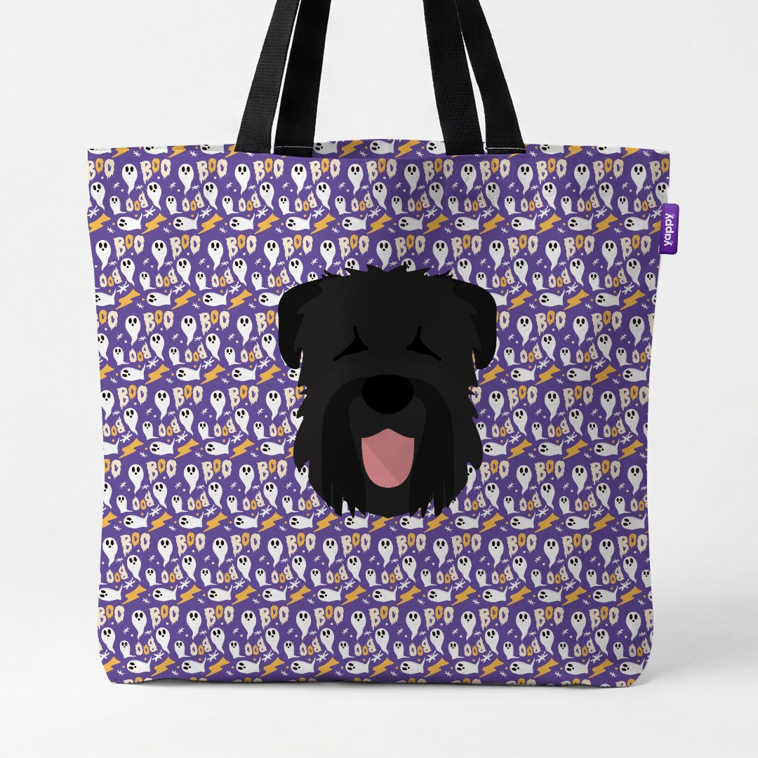 'Boo Ghosts' - Personalized {breedCommonName} Canvas Bag