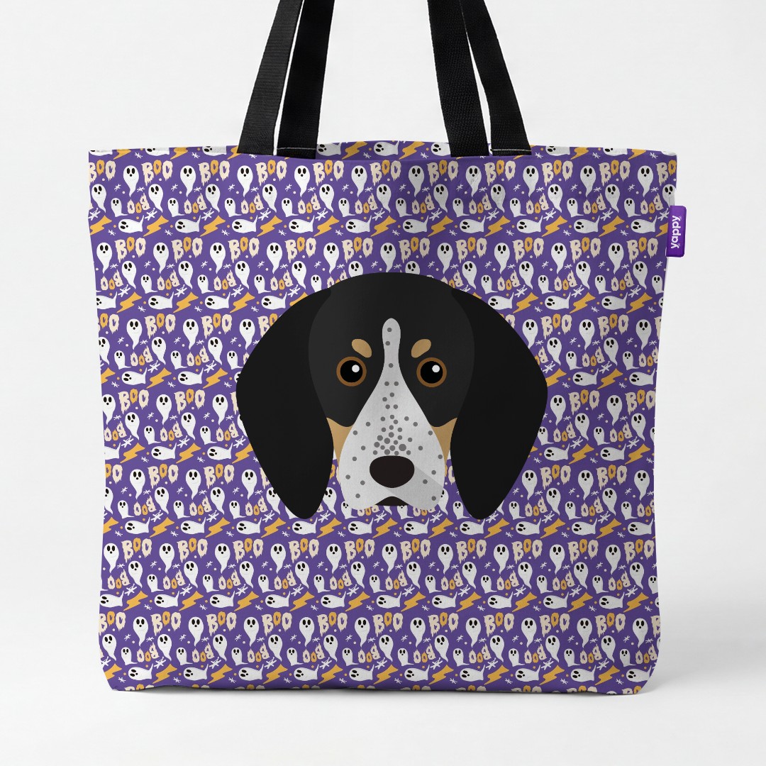 'Boo Ghosts' - Personalized {breedCommonName} Canvas Bag