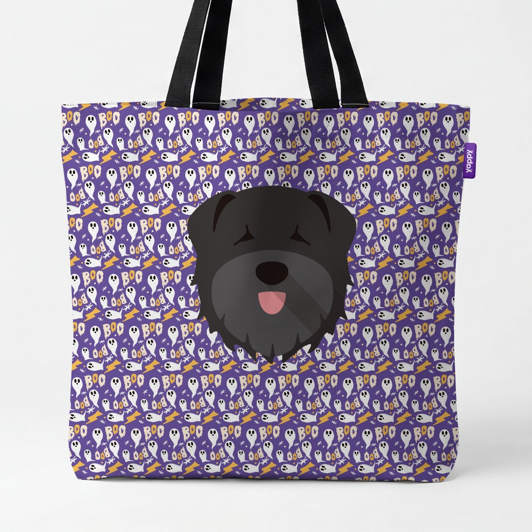 'Boo Ghosts' - Personalized {breedCommonName} Canvas Bag