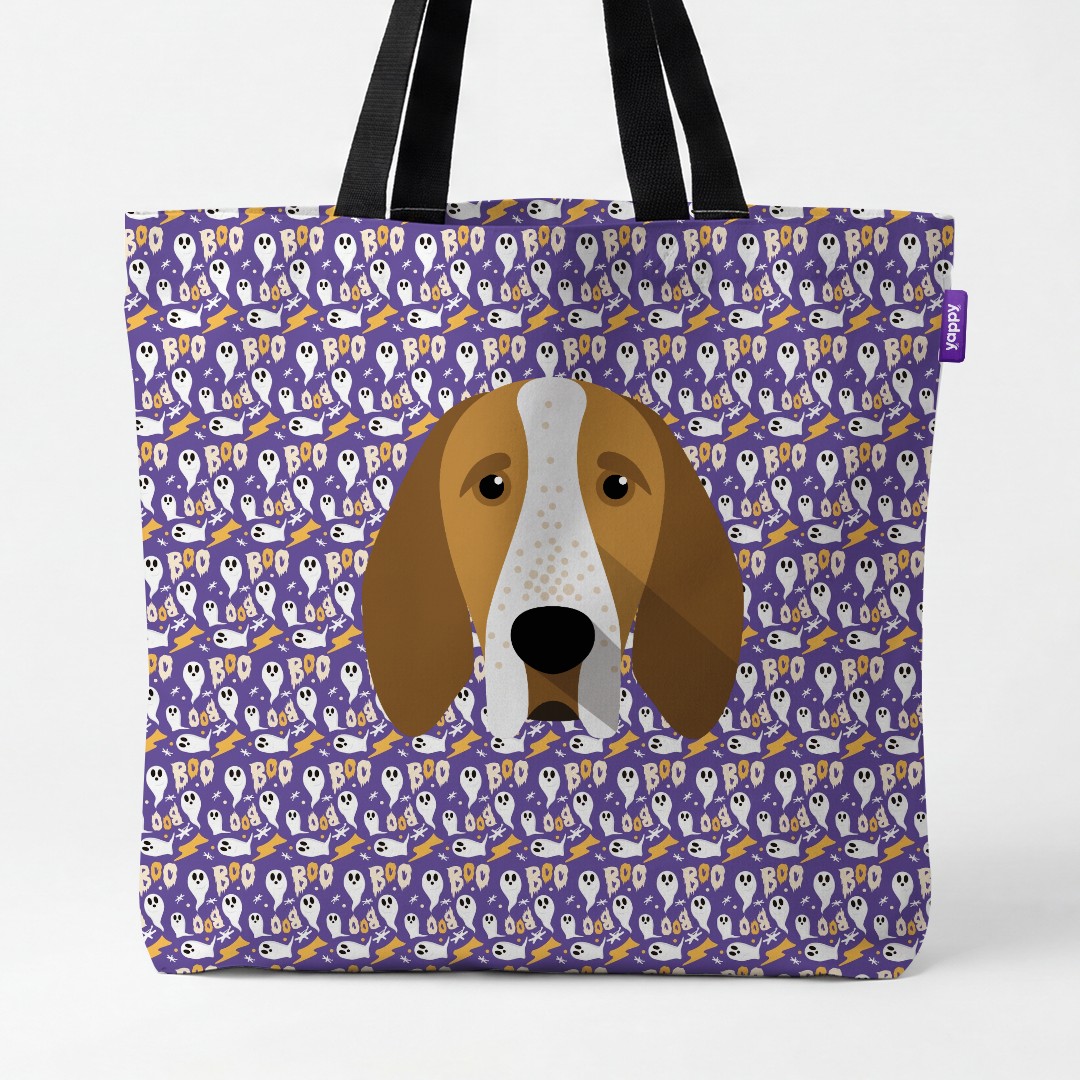 'Boo Ghosts' - Personalised {breedCommonName} Canvas Bag