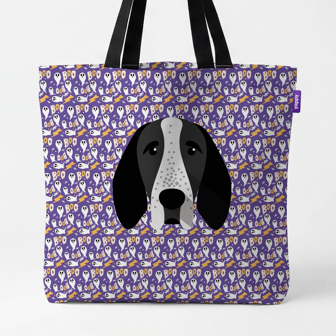 'Boo Ghosts' - Personalized {breedCommonName} Canvas Bag