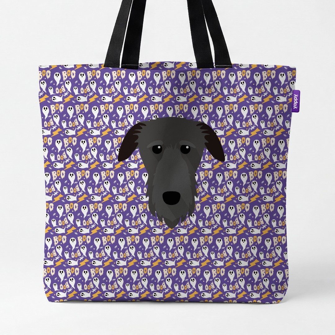 'Boo Ghosts' - Personalized {breedCommonName} Canvas Bag
