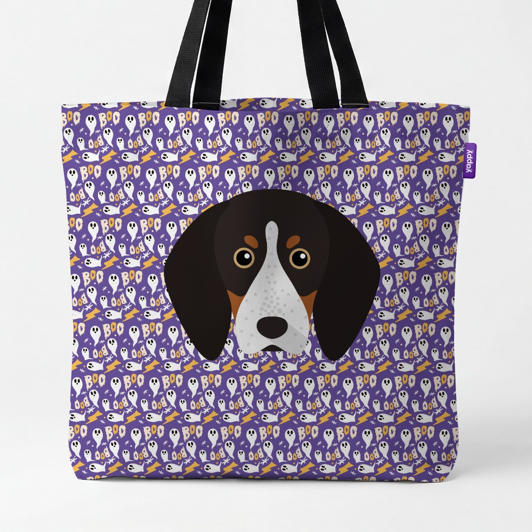 'Boo Ghosts' - Personalized {breedCommonName} Canvas Bag